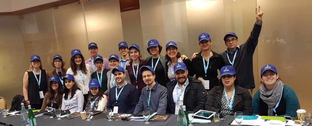 Photograph of MJB staff before the Live Research Survey