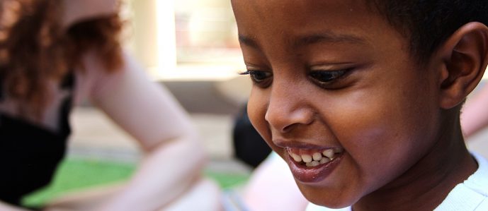 Ethiopian boy in Israel