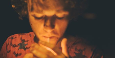 young adult smoking